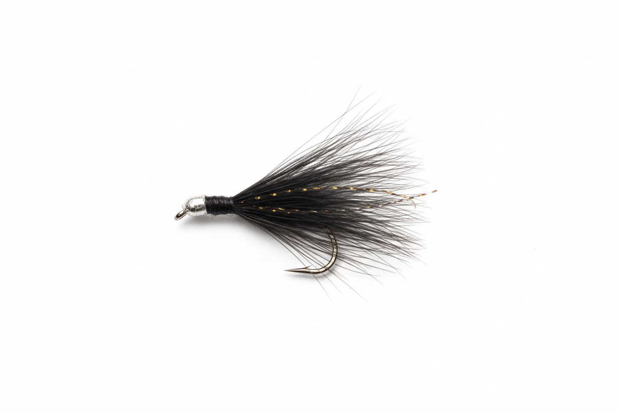 Black jig trailer 1/48 oz